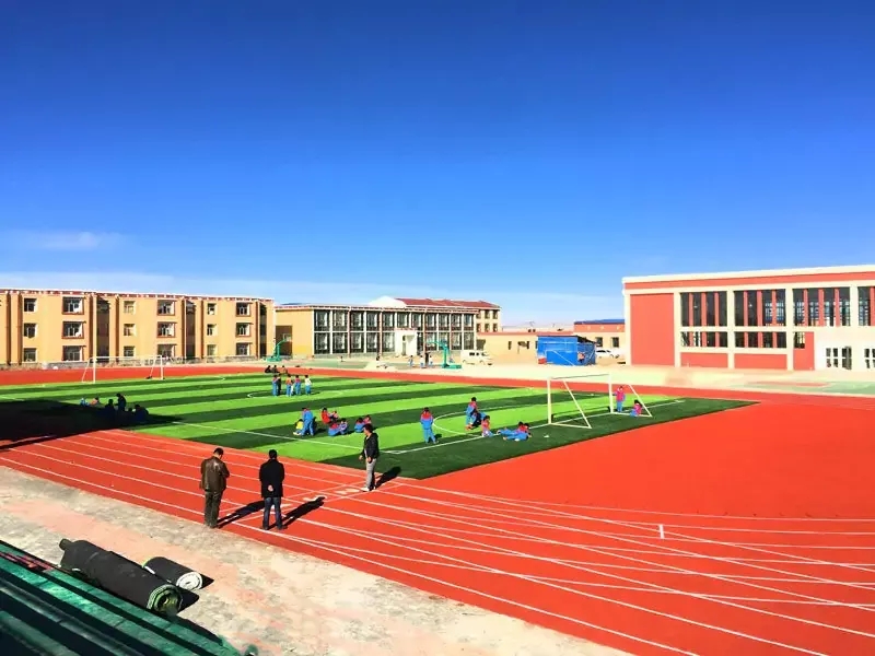 青海省黄南州泽库县宁秀乡小学200米透气型跑道